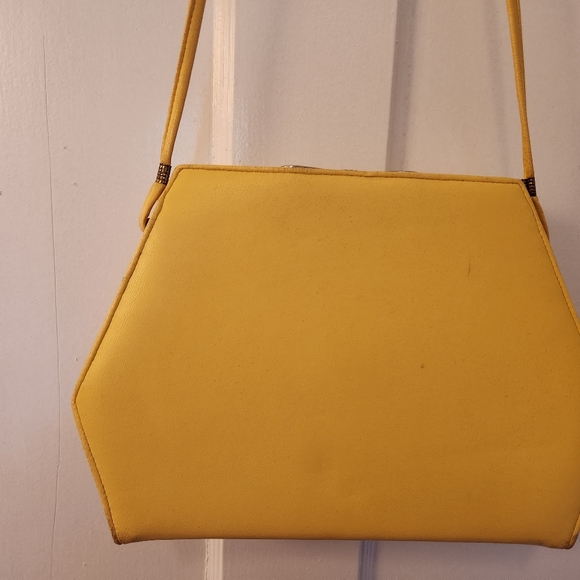 💛60's Vintage Yellow Purse💛 - Picture 5 of 5